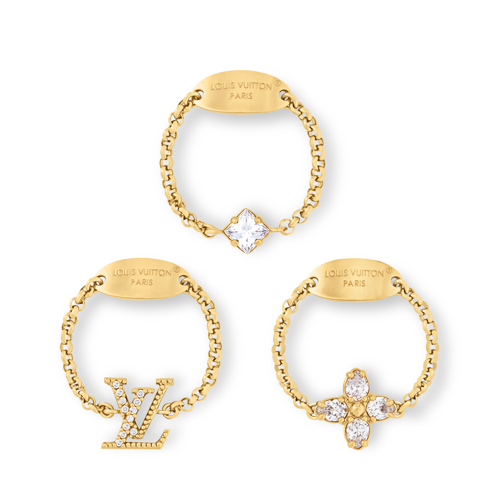 アクセサリー Louis Vuitton Ring JP22 Never Worn Lady LV Ring Set . - Fashion Jewellery | LOUIS VUITTON